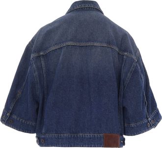 Max Mara Womens Cropped Jacket Liuti Medium Vintage Cotton Shirt