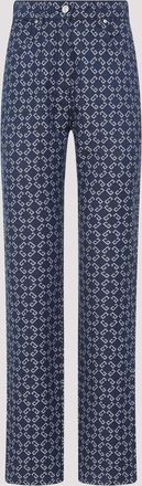 Givenchy Womens Monogram Denim Jeans - Dark Blue Cotton - Size 27 (Waist)