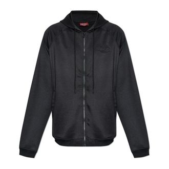 Diesel S-Bord-Zip Sweatshirt - Heren - Vesten met rits - Zwart - S - Polyester - Hoodies & sweatvesten