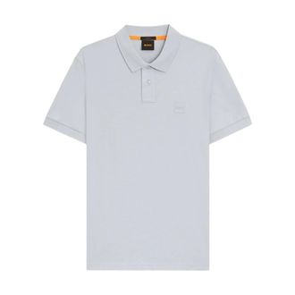 Boss Orange by Hugo Boss Tops, Heren, Grijs, XL, Katoen, Casual Polo Shirt