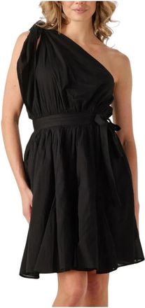 Notre-V Elegante Zwarte Mini Jurk - Dames - Korte kleedjes - Zwart - L - Kleedjes