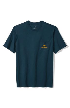 Tommy Bahama Plays Well with Otters Pocket Graphic T-Shirt in Navy at Nordstrom, Size 2Xb