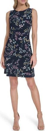 Tommy Hilfiger Jersey Sheath Dress in Sky Captain/Ballerina Pink at Nordstrom Rack, Size 18 (Similar To 16W)