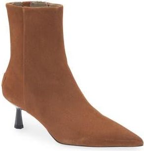 AllSaints Vivian Pointed Toe Bootie in Sepia Brown at Nordstrom Rack, Size 11Us / 41Eu