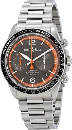 Bell & Ross Vintage Garde Cotes Automatic Mens Watch BRV294-ORA-ST-SST