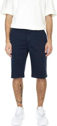 Ben Sherman Bermuda Shorts - Heren - Korte Broeken - Blauw - W40 - Katoen - Korte Broeken