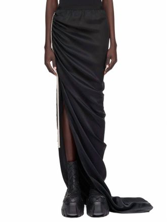 Rick Owens Gonna Edfu Skirt In Black