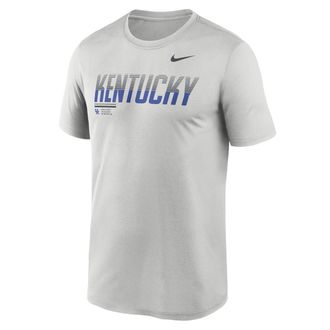 Nike Kentucky Sideline Legend Nike Mens Dri-FIT College T-Shirt in Grey | 02TI0BBNKY-7SB
