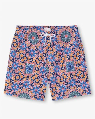 Derek Rose Mens Tropez 15 Swim Short In Multi