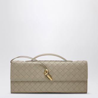 Bottega Veneta Andiamo clutch bag in ecru