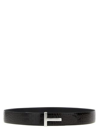 Tom Ford Reversible Crocodile Leather Belt