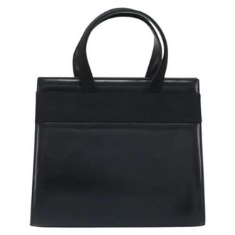 Ferragamo Pre-owned Handbag - Dames - Pre-owned - Zwart - Maat: ONE Size Leer