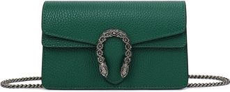 Tiffany & Fred Crystal Dragon Leather Crossbody