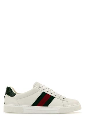 Gucci Ace Leather Low-Top Sneakers
