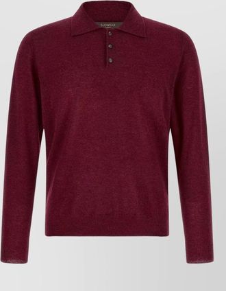 Zanone cashmere long-sleeve polo jumper