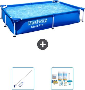 Bestway Piscina Bestway Steel Pro Rectangular - 221x150x43 Cm - 5-piezas S22705