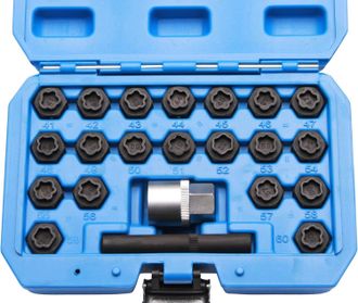 OEM Juego De 22 Extractores De Tuercas De Rueda Antirrobo Para Extraer Las Tuercas De Rueda Antirrobo