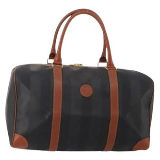 Fendi Pre-owned Vintage Boston Bag - Dames - Pre-owned - Zwart - Maat: ONE Size Leer