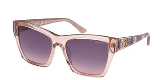 Guess GU00113 57Z Womens Sunglasses Brown Size 55