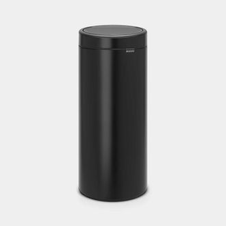 Brabantia Cubo De Basura De 30 L Negro Mate - Cubo T&aacute;ctil - Brabantia