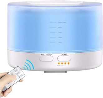 Trade Shop Trade Shop - Diffusore Aromi 4in1 Umidificatore Bianco Ambiente Rgb Aromaterapia Ultrasuoni