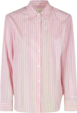 MC2 Saint Barth Meredith Long Sleeve Shirt - Dames - Overhemden - Roze - L - Katoen - Overhemden