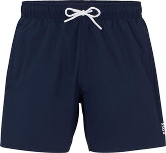 HUGO BOSS Mens Iconic Swim Short Navy material_polyester - Size Medium
