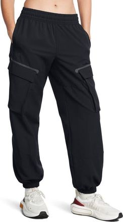 Under Armour Unstoppable Cargo Pants in Black //Black at Nordstrom, Size Medium