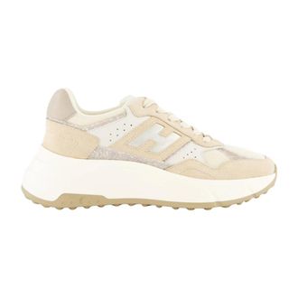 Hogan Sneakers, female, Beige, 5 UK, Lace-Up Trainers