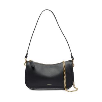 Coach Shoulder Bags, female, Black, ONE SIZE, Chic Black Crossbody Bag with Chain