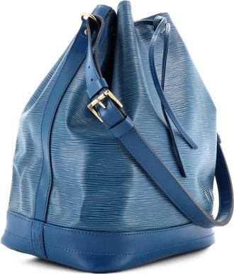Louis Vuitton Noe Handbag Epi Leather Large bucket bag - Blauw