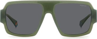 Polaroid PLD 6209/S/X 1ED/M9 Mens Sunglasses Green Size 55