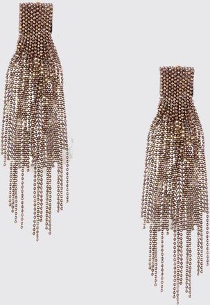 Fabiana Filippi Orecchini pendenti in ottone bicolore nickel-free