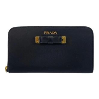 Prada Pre-owned Long Wallet in Nylon con Nastro Nero - - Pre-owned - Donna - Nero - ONE SIZE
