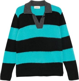 ATOMOFACTORY Atomofactory - V-hals Poloshirt Trui - Heren - Truien - Veelkleurig - Maat: XL