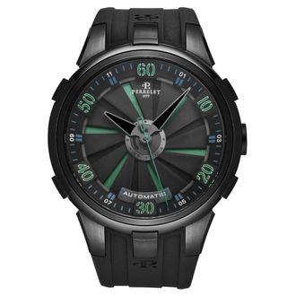 Perrelet Turbine Xl Automatic Black Dial Mens Watch A1051/3