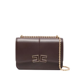 Elisabetta Franchi Logo Chain Mini Bag