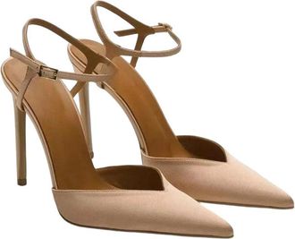 Generic Women Single Button Pointed Toe High Heel Sandals French Sexy Office Party Dress Shoes