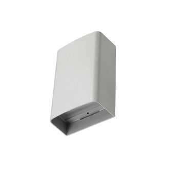 Netlighting Clous Outdoor LED Up & Down Flush Wall Light Grey 16cm 1027lm IP65