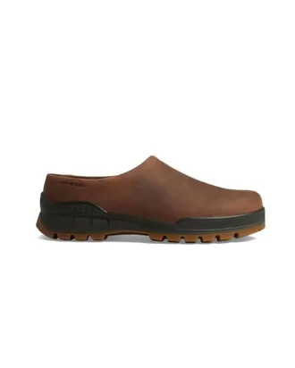 Ecco Mens Track 25 Clog In Cocoa Brown
