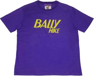 Bally Mens Hike Logo Graphic T-Shirt In Admiral Blue