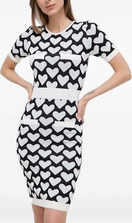 Silvian Heach Abito corto con stampa - Nero