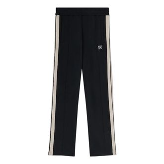 Palm Angels SS23 Monogram Classic Track Pants Black Off White PMCJ020E23FAB0011003