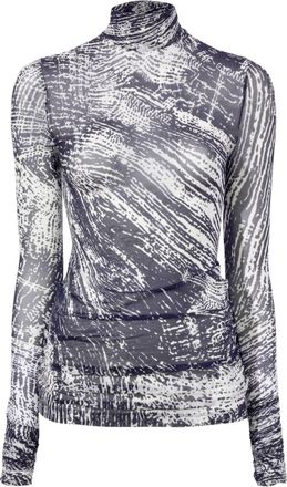 Proenza Schouler Rio printed jersey top - women - Elastane/Polyamide - 10 - Grey