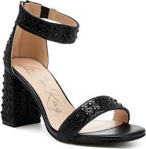London Rag Cady Embellished Sandal in Black at Nordstrom Rack, Size 7