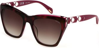 Police SPLL36 HEDRON 2 0AHL Womens Sunglasses Tortoiseshell Size 54