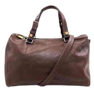 Celine Pre-owned Handbags, female, Brown, Size: ONE SIZE Pre-owned Vintage Handbag
