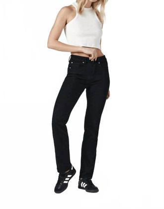 Mavi Maria Slit High Rise Flare Jeans In La Blue