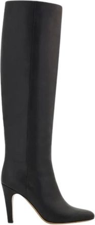 Ferragamo 01L842 Hoge Laars - Dames - Hoge Laarzen - Zwart - 35 1/2 EU - Leer - Schoenen