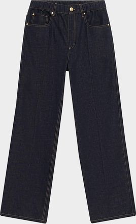 Brunello Cucinelli Wide-Leg Denim Pants